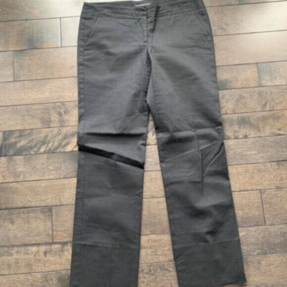 Theory Cotton Straight Leg Pants - Picture 4 of 4